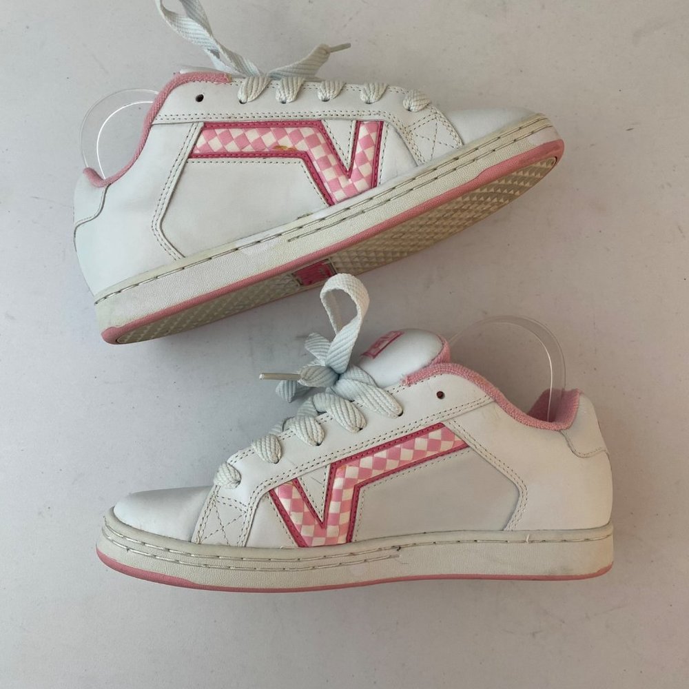 Vans Upland Y2K 90s 2000s Vintage Shoes Sneakers Baby Pink - Picture 4 of 9